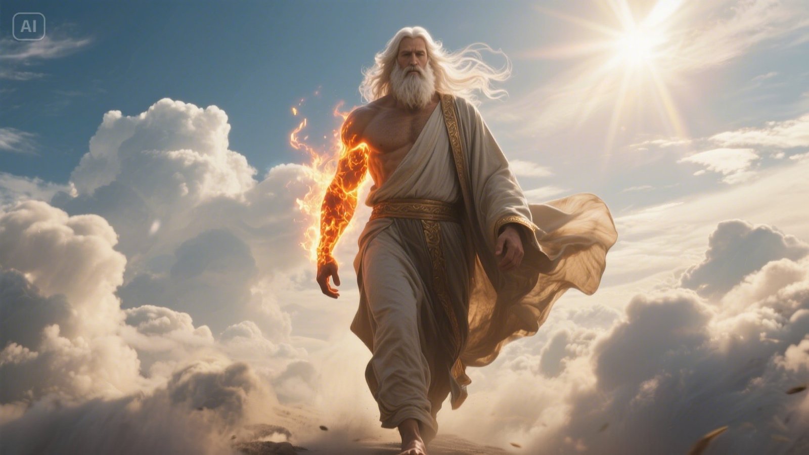 God descending to Earth in radiant light during Eden, Sinai, and Jesus’ birth.