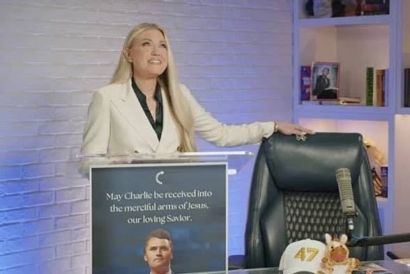 Erika Kirk, wife of Charlie Kirk addresses media for first time since her husband was killed