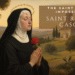 Saint Rita of Cascia holding a rose, patron saint of impossible causes and miracles