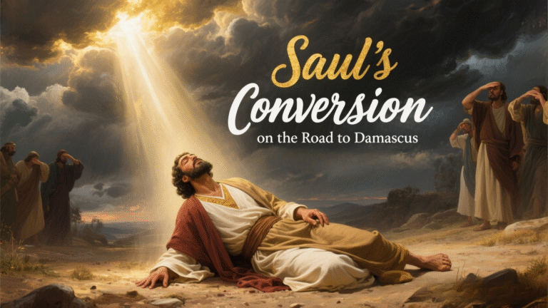 The moment Saul encounters Christ on the road to Damascus — not as punishment, but as invitation — and everything he thought he knew about strength, faith, and righteousness is transformed.