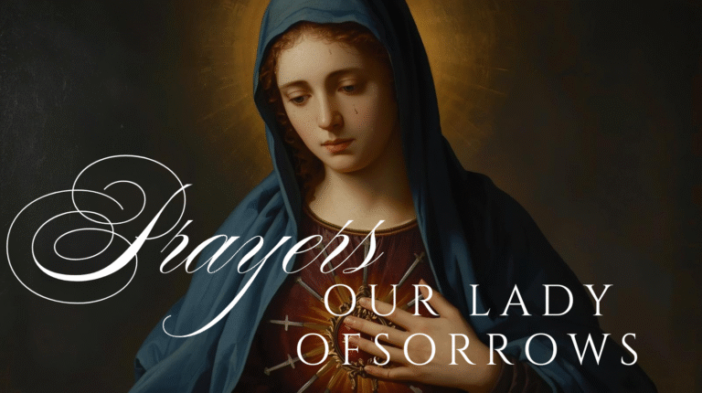 Our Lady of Sorrows devotion for grief loss and emotional suffering