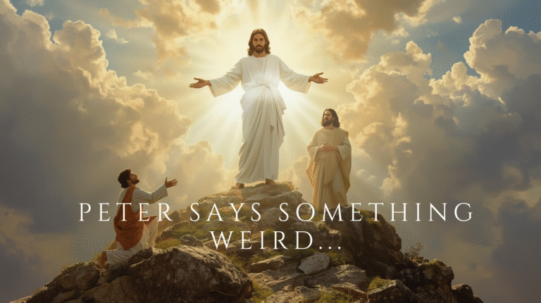 Peter Says Something Weird Because He’s Nervous (Mark 92–8)