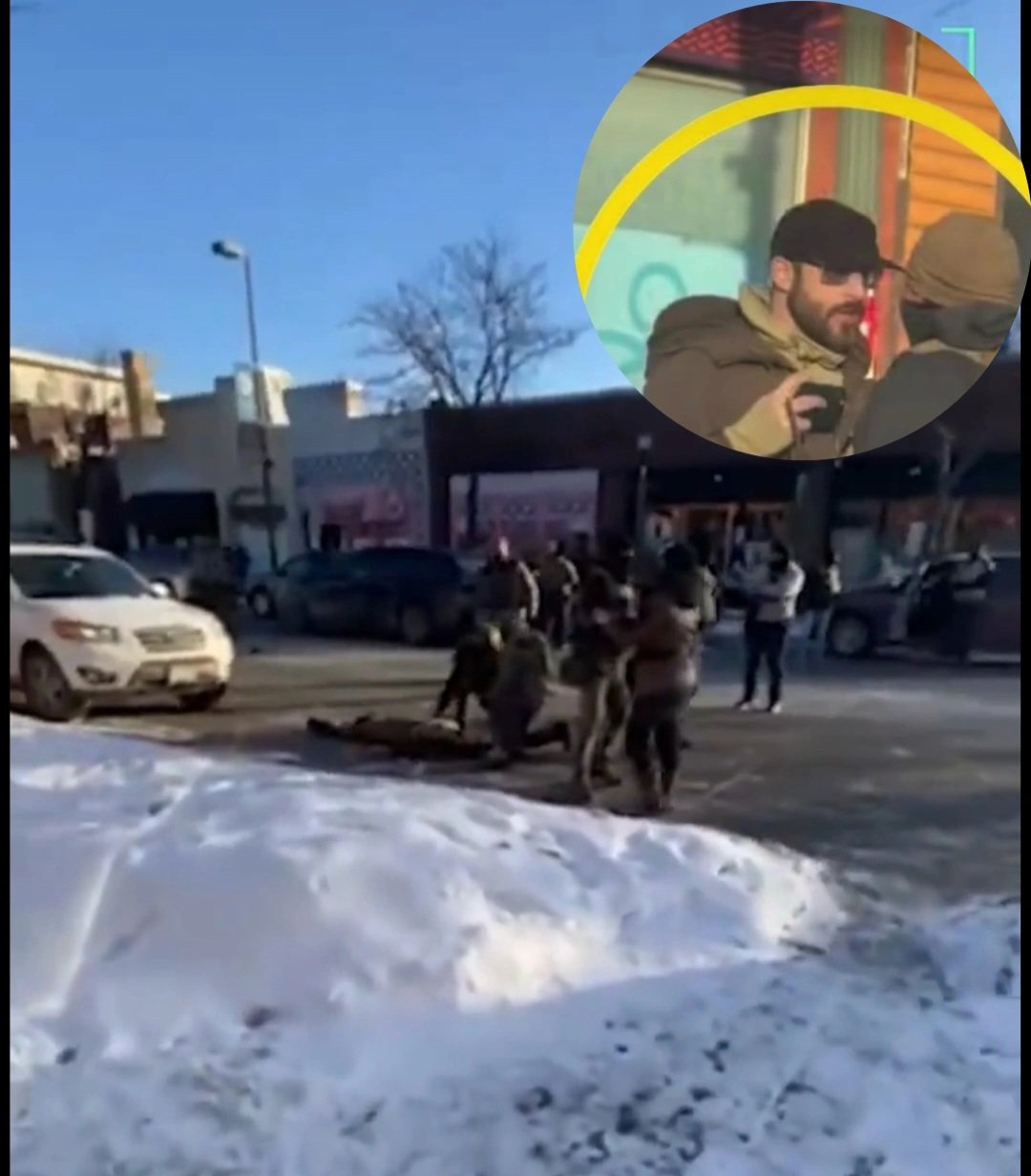 Video still showing moments before the Minneapolis ICE shooting where a man was killed during a DHS immigration enforcement operation