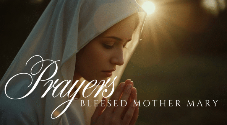 Turn to the Blessed Virgin Mary for comfort, guidance, and peace through this heartfelt Catholic prayer.